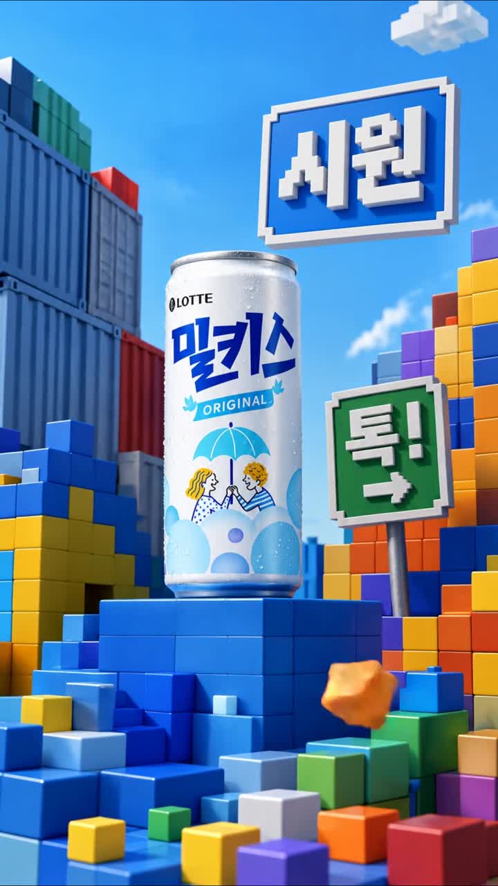 픽셀 도시 속 밀키스