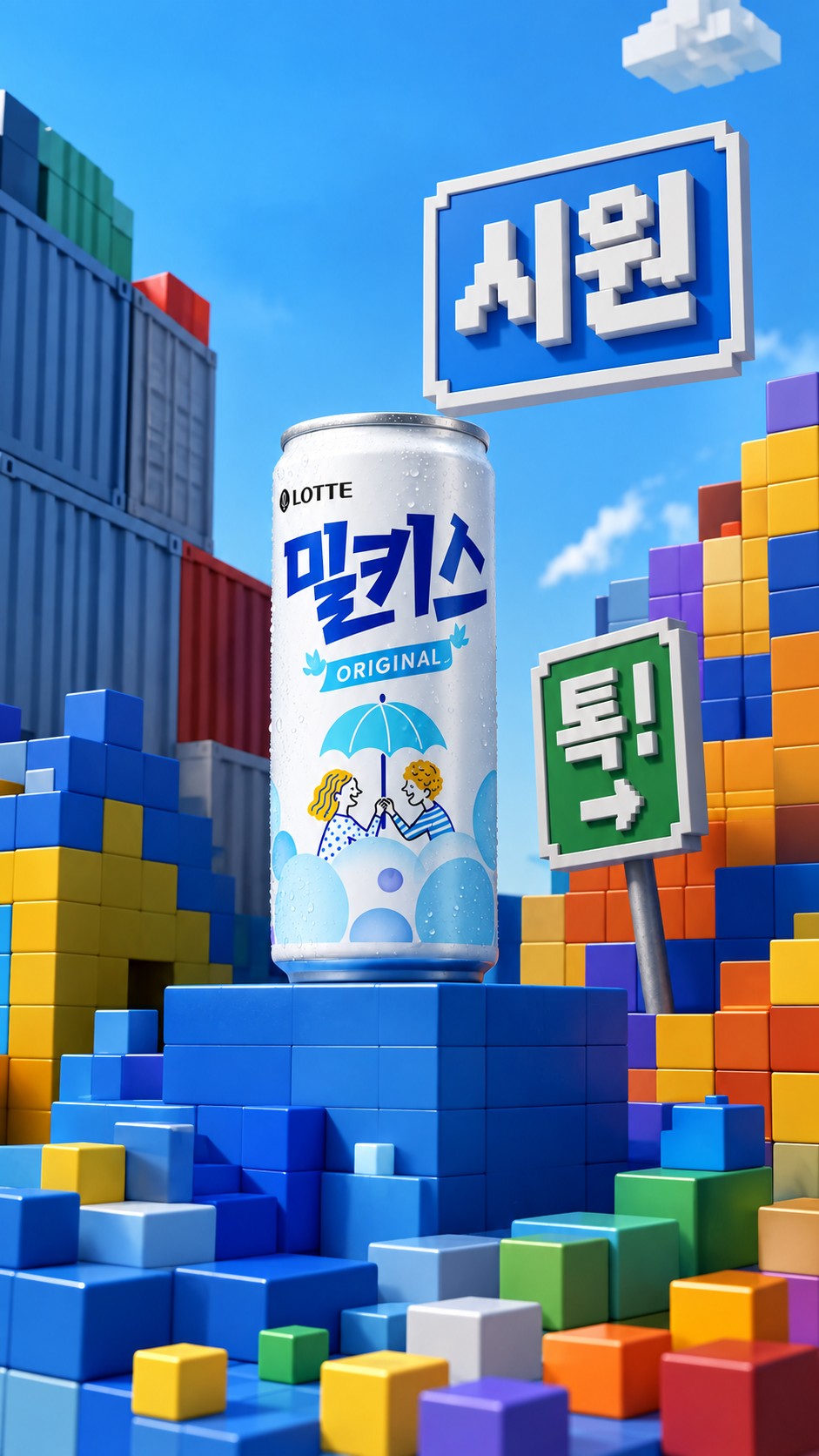 한글 픽셀 스트리트